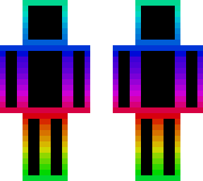 neon outline with black inside