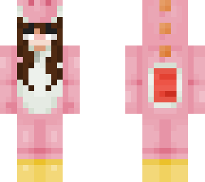 pink yoshi brown hair