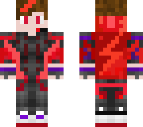 red m-i-n-c-r-a-f-t gamer