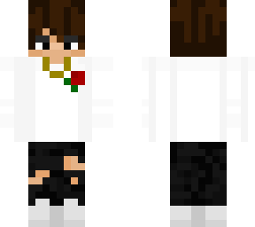 rose with ripped jeans