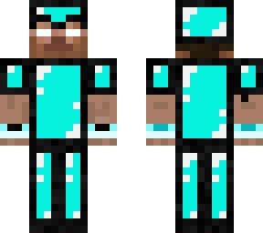 shadow/diamond armoured herobrine