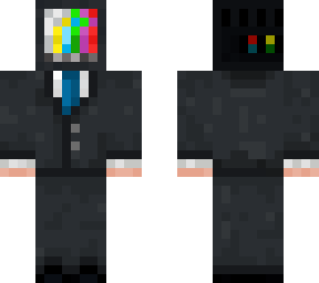 tv head in a tuxedo!