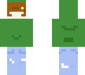 brunnete frog person (non-binary)