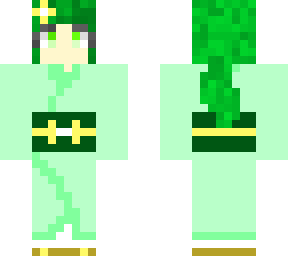 girl in green kimono ??