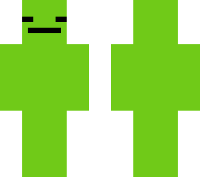 green blob with eyes