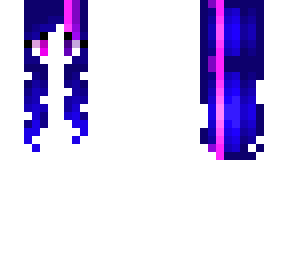 hair base blue (purple&pink)