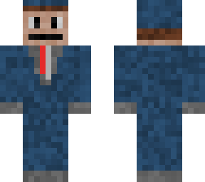 man in dark blue suit