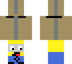 minion balancing boxes on head