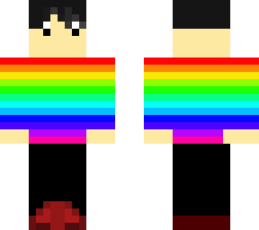rainbow skin