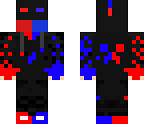 red blue guy masked