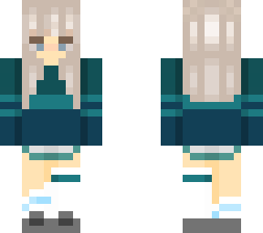 blue girl