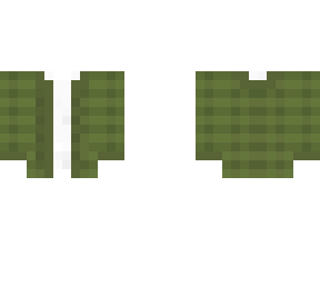 darker green flannel shirt. (template)