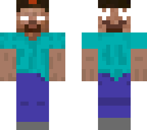 herobrine with multiple faces and **** on head