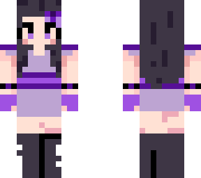 mujer violeta