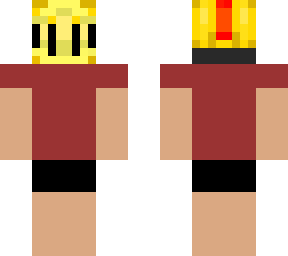 red funny helmet