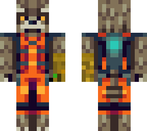 rocket raccoon with infinity gauntlet