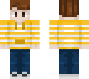 striped yellow shirt