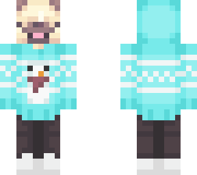 winter pug