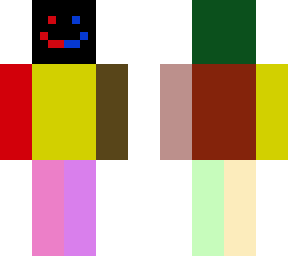 colorful/simple skin w/ mask