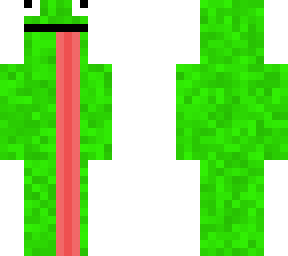 frog with long tongue