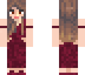 maroon dress