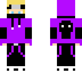 purple drip with shinobi handband