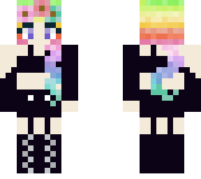 rainbow hair