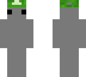 stone man green hat
