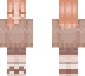 - brown sweater -