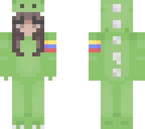 anzqui green dinosaur skin