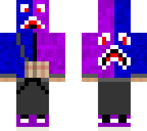 bape shark blue/purple