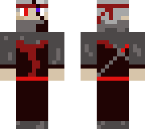 black-red ninja