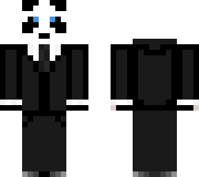 black suit panda