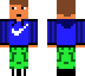 blue nike guys