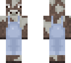 cow in overalls