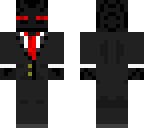 enderman red eyes and suit (fixed)