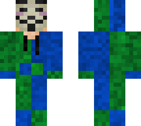 hakkr. with green and blue