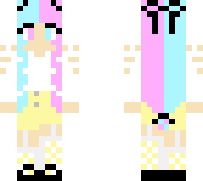 pink and blue