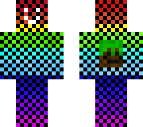 Rainbow Error | Minecraft Skin