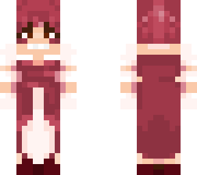 red dress