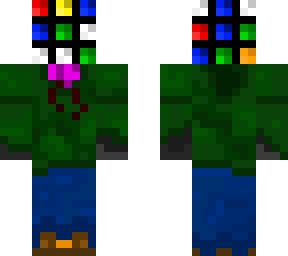 rigo rubiks cube head man boi dude guy person