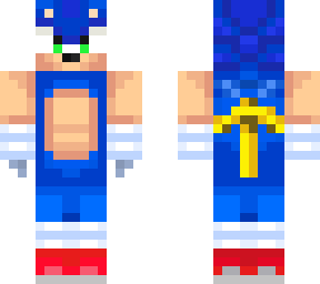 sonic con la capa de la minecon 2012
