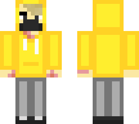 yellow hoodie scar boy