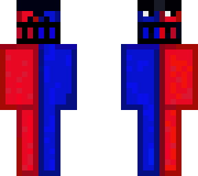 backwards red and blue ninja thing