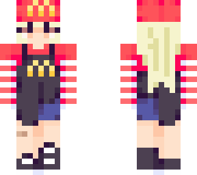 blonde mcdonald's girl