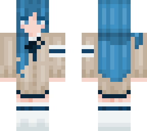 blue school uniform