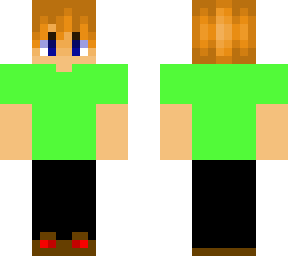 boy with green t-shirt