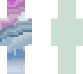 calming morning in an ice biome on sunday