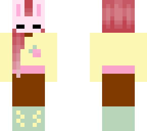 cute bunny mask girl