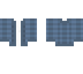 darker blue flannelette shirt. (template)